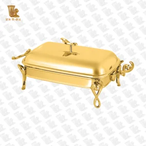 سوفله خوری پرتی سایز متوسط – مدل ملودی – طلایی