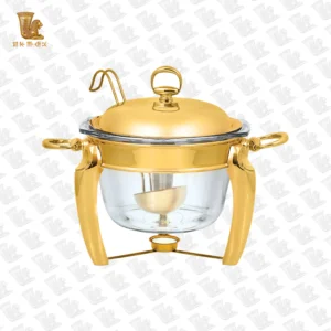 سوفله سوپ خوری پرتی – مدل پافیلی – طلایی