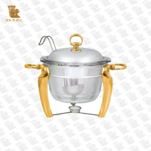 سوفله سوپ خوری پرتی – مدل پافیلی – سیلور طلایی